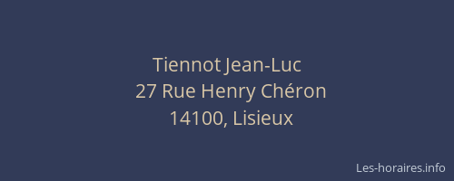 Tiennot Jean-Luc