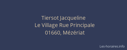 Tiersot Jacqueline
