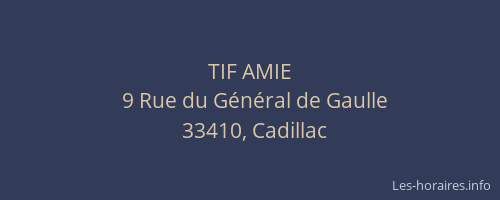 TIF AMIE