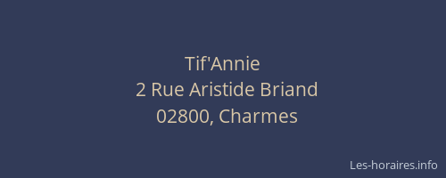 Tif'Annie