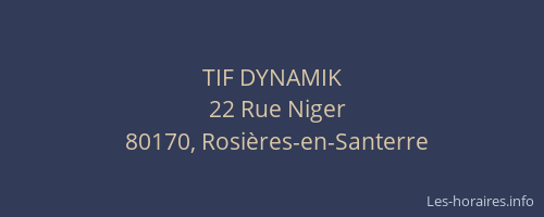 TIF DYNAMIK