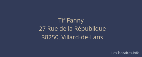 Tif'Fanny
