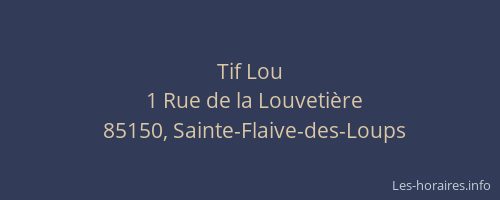 Tif Lou
