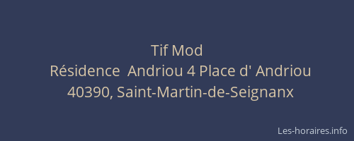 Tif Mod