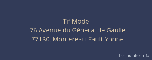Tif Mode