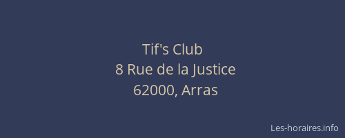 Tif's Club