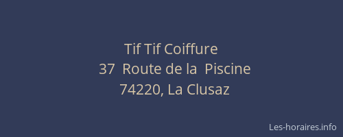 Tif Tif Coiffure