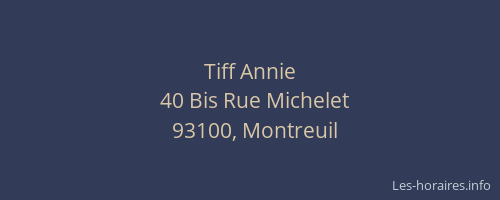Tiff Annie