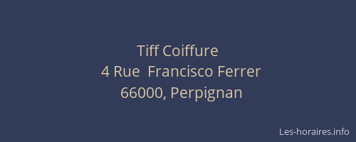 Tiff Coiffure