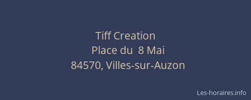 Tiff Creation