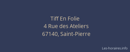Tiff En Folie