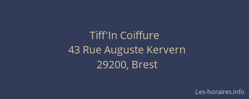 Tiff'In Coiffure