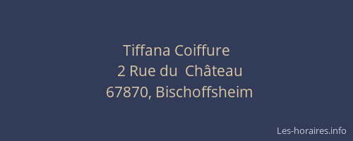 Tiffana Coiffure