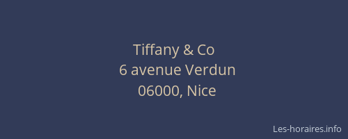 Tiffany & Co