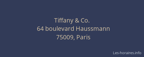 Tiffany & Co.
