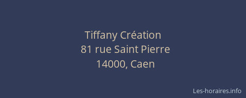 Tiffany Création