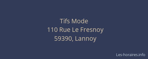 Tifs Mode
