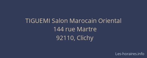 TIGUEMI Salon Marocain Oriental