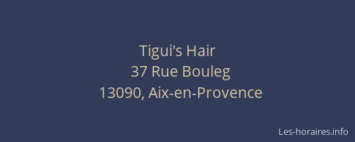 Tigui's Hair