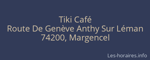 Tiki Café