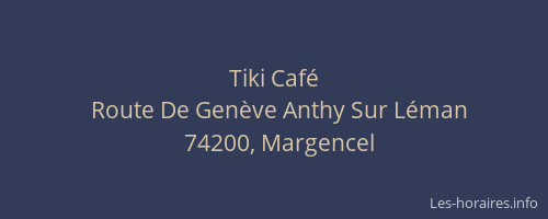 Tiki Café