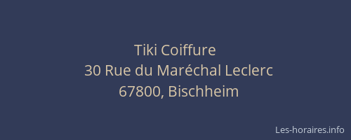 Tiki Coiffure