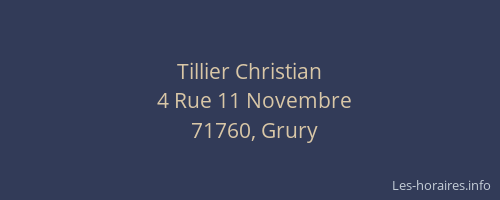 Tillier Christian