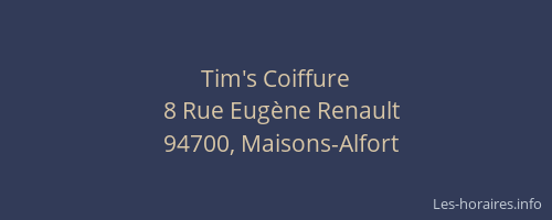 Tim's Coiffure