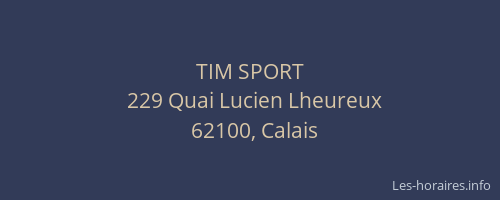 TIM SPORT