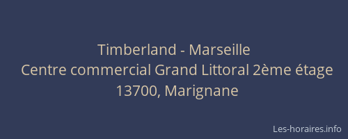 Timberland - Marseille
