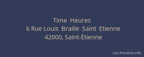 Time  Heures