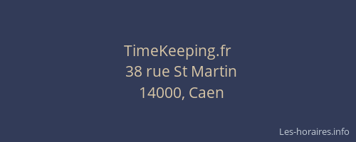 TimeKeeping.fr