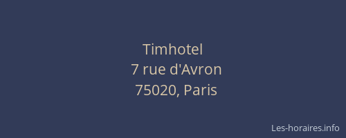 Timhotel