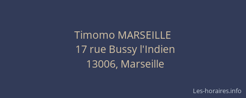 Timomo MARSEILLE