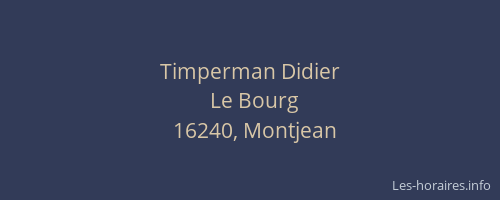 Timperman Didier