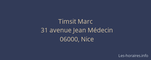 Timsit Marc