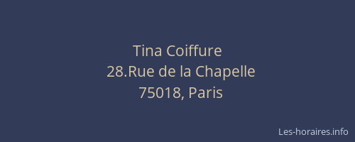 Tina Coiffure