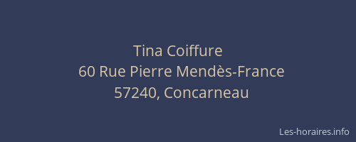 Tina Coiffure