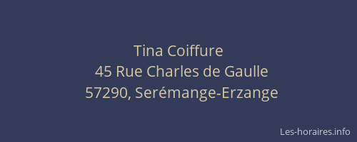 Tina Coiffure