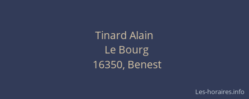 Tinard Alain