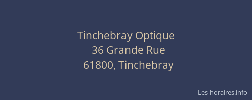 Tinchebray Optique