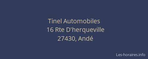 Tinel Automobiles