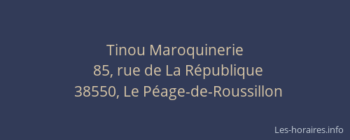 Tinou Maroquinerie