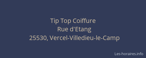 Tip Top Coiffure