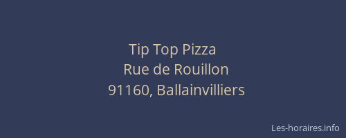 Tip Top Pizza
