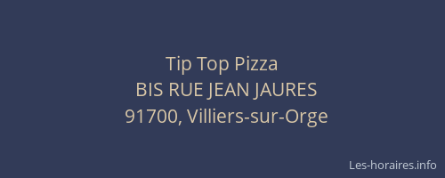 Tip Top Pizza