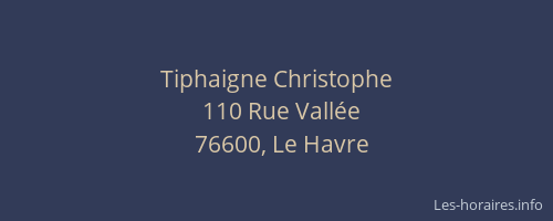 Tiphaigne Christophe