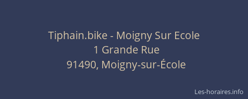 Tiphain.bike - Moigny Sur Ecole