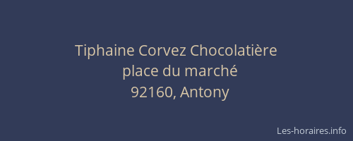 Tiphaine Corvez Chocolatière
