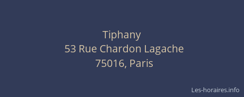 Tiphany